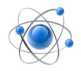 Fototapeta  - Orbital model of atom