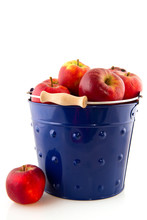 Bucket Red Apples