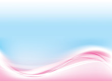 Abstract Vector Wave Blue And Pink Color
