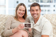 © WavebreakMediaMicro - Joyful future parents looking at an echography together
