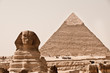 Sphinx and Pyramid of Khafra
