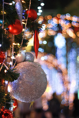 Christmas Ball and background