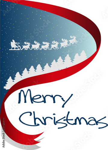 Weihnachtsgrußkarte / Grußkarte mit weihnachtlichem Hintergrund