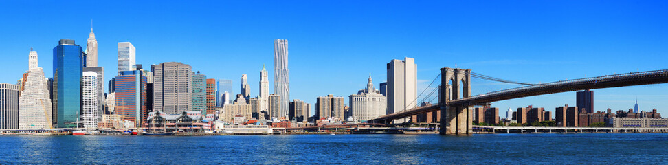 Wall Mural - New York City Manhattan skyline panorama