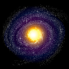 spiral galaxy - milky way. 