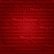Seamless Multilingual Christmas Pattern (vector)