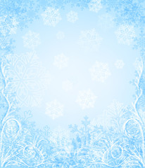 Wall Mural - winter background