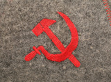 Fototapeta Tęcza - Sickle and hammer soviet symbolic