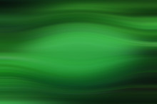 Green Abstract Background With Curved Lines