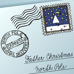 Sticker - Letter for Father Christmas