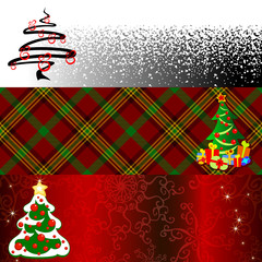 Sticker - banner christmas