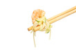 © Richard Griffin - Prawn and noodles in chopsticks