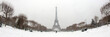 Tour Eiffel sous la neige - Paris