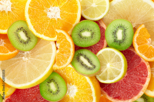 Naklejka na szafę Citrus Fruits