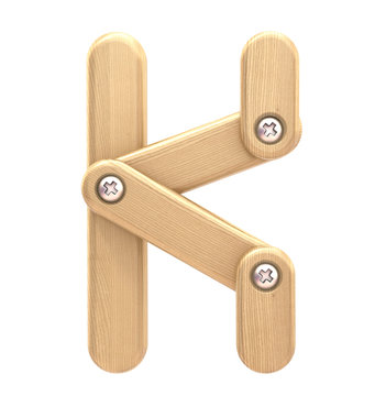 Wood Screw font