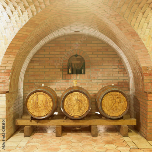 Fototapeta na wymiar wine cellar, Czech Republic