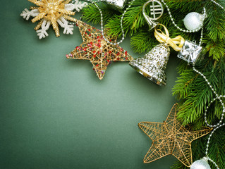 Poster - Christmas Decoration border design