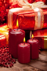 Sticker - Candles and gift