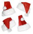 © VitCOM - Santa hats on white background