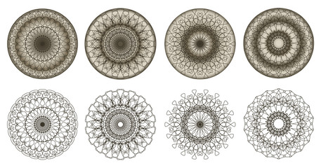 Poster - Guilloche rosette