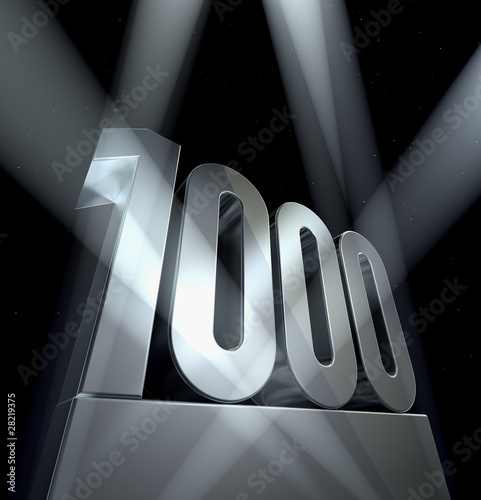 Fotografía 1000 thousand birthday celebration monument anniversary