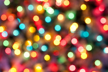 Color Christmas Abstract Lights