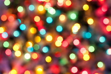 color christmas abstract lights