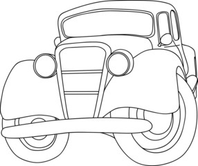 Wall Mural - old car