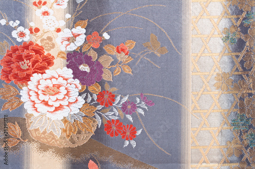 Naklejka nad blat kuchenny Azjatycki wzór kimono