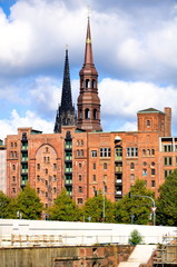 Wall Mural - Hamburger Speicherstadt