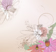 Floral background with Lotos