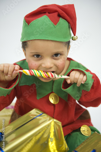 Bebe Deguise En Lutin Mange Une Sucette Stock Photo Adobe Stock Bebe Deguise En Lutin Mange Une Sucette Stock Photo Adobe Stock