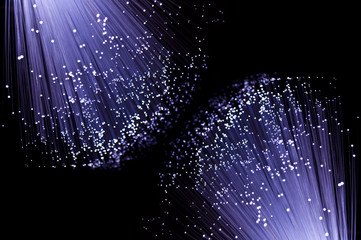 violet fibre optic background.