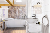 Fototapeta Panele - Bathroom Design (3d)