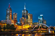 Melbourne City and Yarra River from Southbank