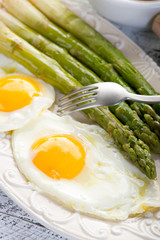 Wall Mural - asparagus with eggs-asparagi con uova