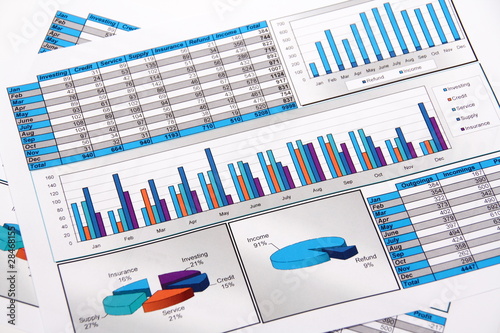 Foto Annual Report. Graph. Diagram. Chart. Analisys.