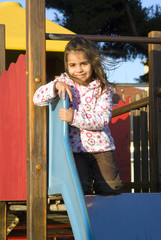 Little girl at playground