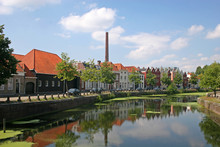 Canal In Bergen Op Zoom