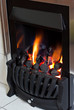 Cozy warm fire
