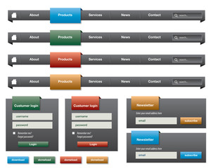 elements for creating websites