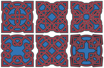 Wall Mural - Set of celtic design elements