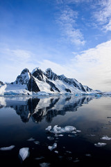 Wall Mural - Snow-capped mountains