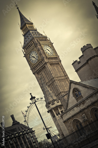 Naklejka dekoracyjna Big Ben, London