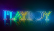 3D Typografie Playboy