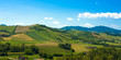 Beautiful italian hills landscape