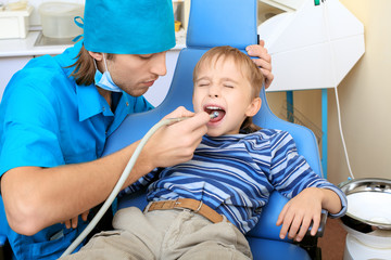 kid and dentist