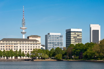 Wall Mural - An der Hamburger Binnenalster