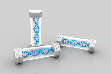 Wall Mural - ideal sample DNA