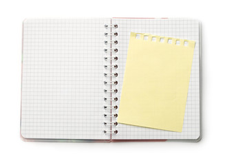 Sticker - Notepad isolated on white